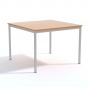 Quadrattisch, 100x100 cm (B/T), bitte Tischhöhe angeben, von 53 bis 76 cm lieferbar 